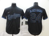 MLB Los Angeles Dodgers #24 Black Mamba Black Game Nike Jersey