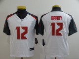 Youth Tampa Bay Buccaneers #12 Brady White Vapor Untouchable Limited Jersey