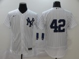 MLB New York Yankees #42 Mariano Rivera White Flex Base Elite Jersey