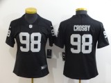 Women Nike Oakland Raiders #98 Maxx Crosby Black Vapor Untouchable Limtied Jersey