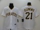 MLB Pittsburgh Pirates #21 Clemente White Game Nike Jersey