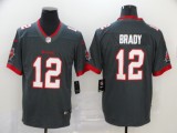 Men's Tampa Bay Buccaneers #12 Brady Grey Vapor Untouchable Limited Jersey