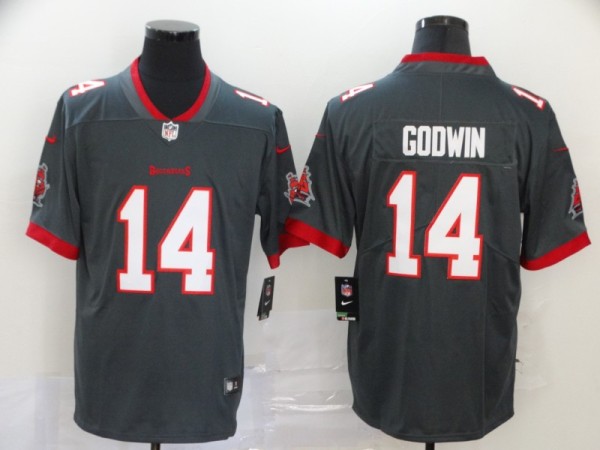 Men's Tampa Bay Buccaneers #14 Godwin Grey Vapor Untouchable Limited Jersey