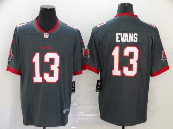 Men's Tampa Bay Buccaneers #13 Evans Grey Vapor Untouchable Limited Jersey