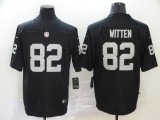 Nike NFL Raiders #82 Witten Black Vapor Untouchable Limited Stitched Jersey