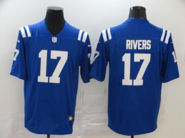 Men's Indianapolis Colts #17 Rivers Royal Blue Vapor Untouchable Limited Jersey