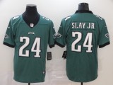 Men's Nike Philadelphia Eagles #24 Slay Jr Green Vapor Untouchable Limited Player Jersey