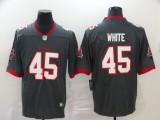 Men's Tampa Bay Buccaneers #45 White Grey Vapor Untouchable Limited Jersey