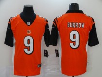 Men's Cincinnati Bengals #9 Joe Burrow Orange Vapor Untouchable Limited Jersey