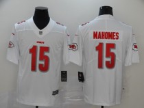 Men's Kansas City Chiefs #15 Patrick Mahomes White Vapor Untouchable Limited Jersey