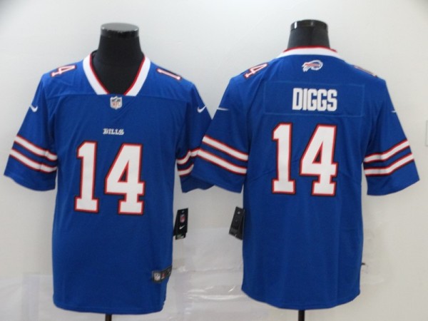 Men's Nike Buffalo Bills #14 Diggs Blue Team Color Vapor Untouchable Limited Jersey