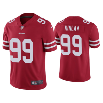 Men's San Francisco 49ers #99 Kinlaw Red Vapor Untouchable Limited Jersey