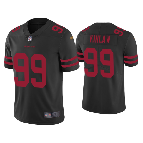 Men's San Francisco 49ers #99 Kinlaw Black Vapor Untouchable Limited Jersey