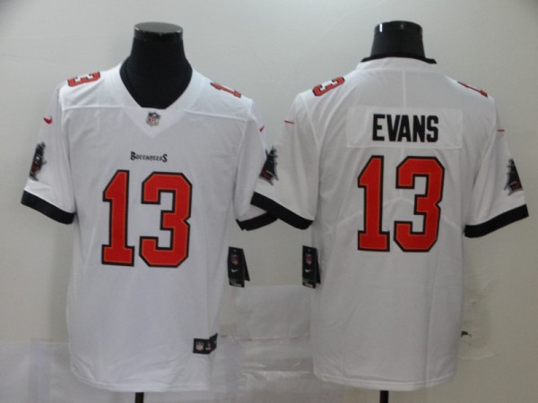 Men's Tampa Bay Buccaneers #13 Evans White Vapor Untouchable Limited Jersey