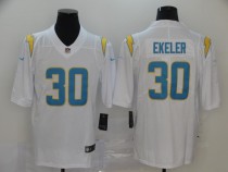 Men's Los Angeles Chargers #30 Austin Ekeler 2020 White Vapor Untouchable Limited Jersey