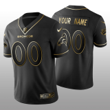Men's Denver Broncos  Custom Black Vapor Untouchable 2019 Golden Edition Limited Jersey