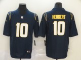 Men's Los Angeles Chargers #10 Justin Herbert 2020 Navy Vapor Untouchable Limited Jersey