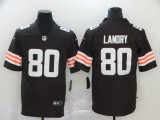 Men's Cleveland Browns #80 Landry New Brown Vapor Untouchable Limited Jersey