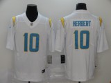 Men's Los Angeles Chargers #10 Justin Herbert 2020 White Vapor Untouchable Limited Jersey