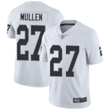 Men's Las Vegas Raiders #27 Trayvon Mullen White Vapor Untouchable Limited Jersey