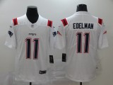 Men's New England Patriots #11 Edelman White 2020 Vapor Untouchable Limited Jersey