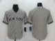 MLB New York Yankees Blank Grey Game Nike Jersey
