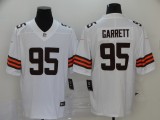 Men's Cleveland Browns #95 Myles Garrett New White Vapor Untouchable Limited Jersey