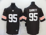 Men's Cleveland Browns #95 Myles Garrett New Brown Vapor Untouchable Limited Jersey