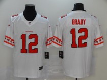 Men's Tampa Bay Buccaneers #12 Brady 2020 White Team Logo Limited Jersey