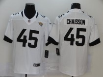 Nike Jacksonville Jaguars #45 Chaisson White Vapor Untouchable Limited Jersey