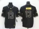 Men's Miami Dolphins #13 Dan Marino Black 2020 Golden Edition Limited Jersey