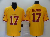 Men's Washington Redskins #17 Terry McLaurin Yellow Color Rush Limited Jersey