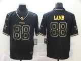 Men's Dallas Cowboys #88 CeeDee Lamb Black 2020 Golden Edition Limited Jersey