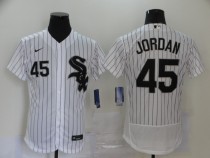 MLB Chicago White Sox #45 Jordan White Flex Base Elite Jersey