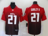 Men's Atlanta Falcons #21 Todd Gurley II 2020 Red 2nd Alternate Vapor Limited Jersey