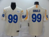 Men's Los Angeles Rams #99 Aaron Donald 2020 Bone Vapor Limited Stitched NFL Jersey