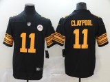 Men's Pittsburgh Steelers #11 Claypool 2020 Black Color Rush Limited Jersey