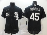 MLB Chicago White Sox #45 Jordan Black Flex Base Elite Jersey