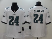 Men's Nike Philadelphia Eagles #24 Slay Jr White Vapor Untouchable Limited Player Jersey