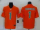 Men's Miami Dolphins #1 Tua Tagovailoa 2020 Orange Inverted Legend Limited Jersey