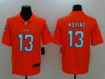 Men's Miami Dolphins #13 Dan Marino Orange Vapor Untouchable Limited Jersey