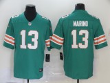 Men's Miami Dolphins #13 Dan Marino Aqua Green Color Rush Limited Jersey