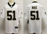 Men's New Orleans Saints #51 Ruiz White Vapor Untouchable Limited Jersey