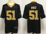 Men's New Orleans Saints #51 Ruiz Black Vapor Untouchable Limited Jersey