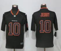 Nike Denver Broncos #10 Jeudy Lights Out Black Color Rush Limited Jersey