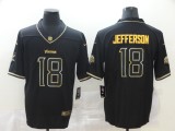 Nike NFL Oakland Raiders #18 Jefferson Black 2020 Golden Edition Limited Jersey