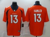 Men's Denver Broncos #13 Hamler Orange Vapor Untouchable Limited Jersey