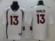 Men's Denver Broncos #13 Hamler White Vapor Untouchable Limited Jersey
