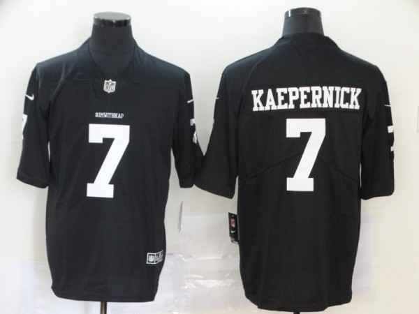 Mens #ImWithKap Film #7 Colin Kaepernick Black Vapor Untouchable Limited Jersey