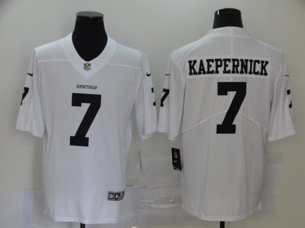 Mens #ImWithKap Film #7 Colin Kaepernick White Vapor Untouchable Limited Jersey